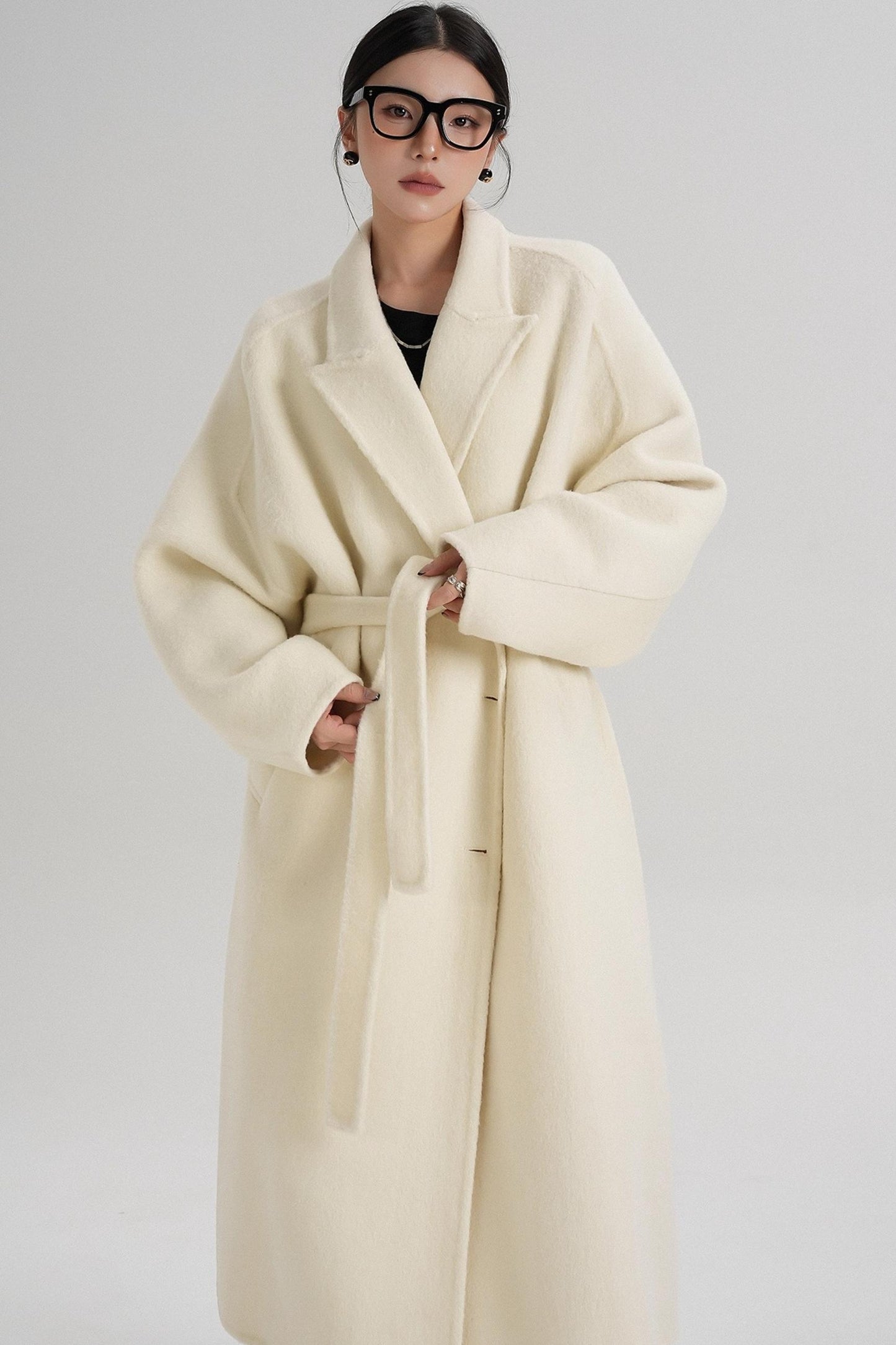 Minimalist Wool Long Jacket
