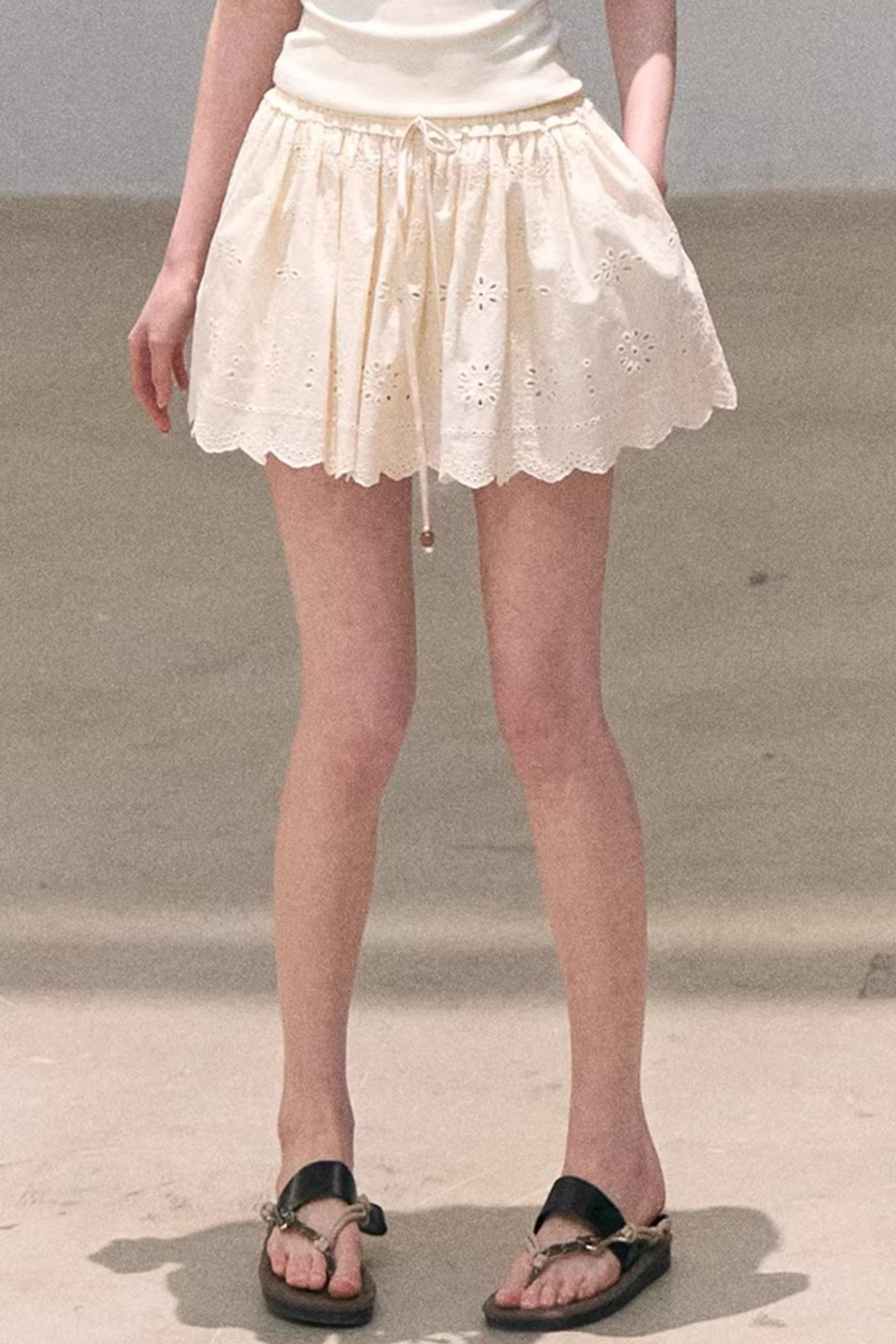 Pure Cotton Embroidered Skirt