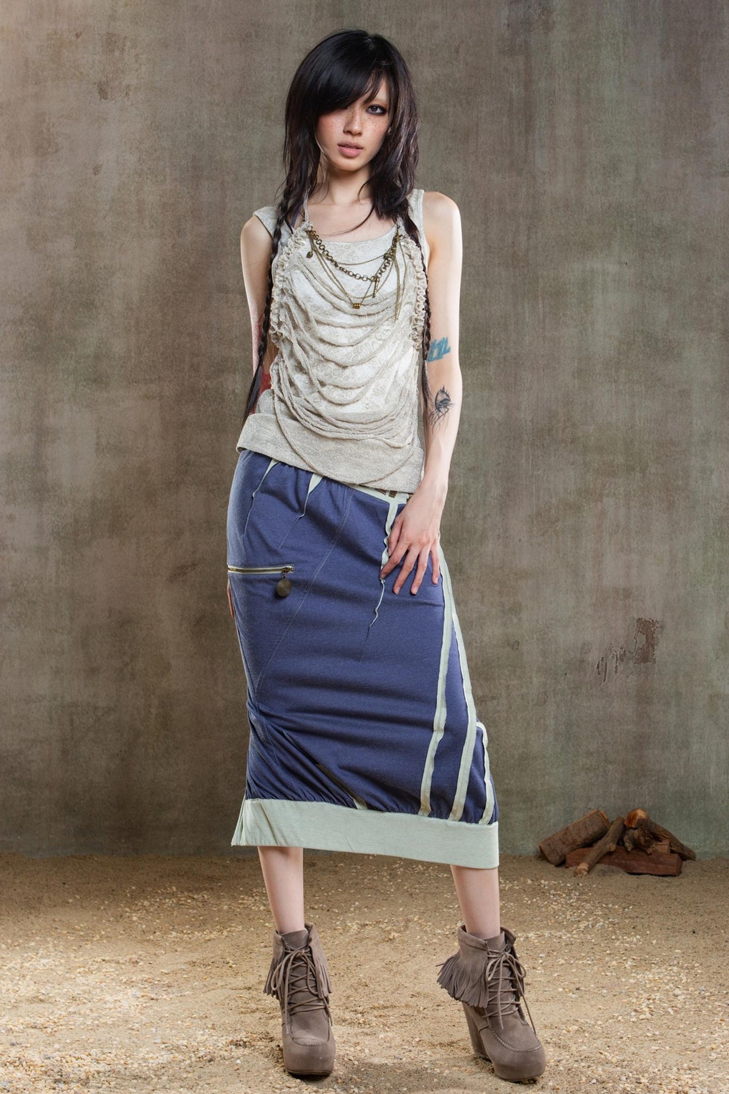 Rhinestone Multi-Wear Skirt