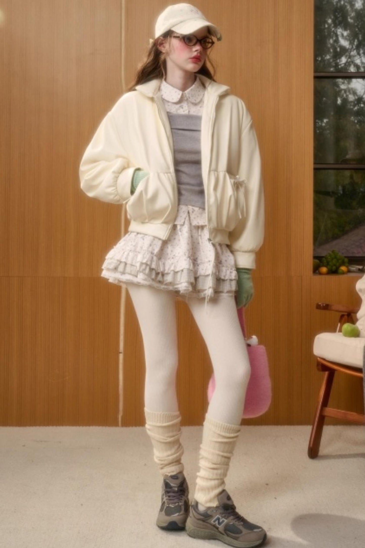 Milky Way Print Top and Skirt Set-Up