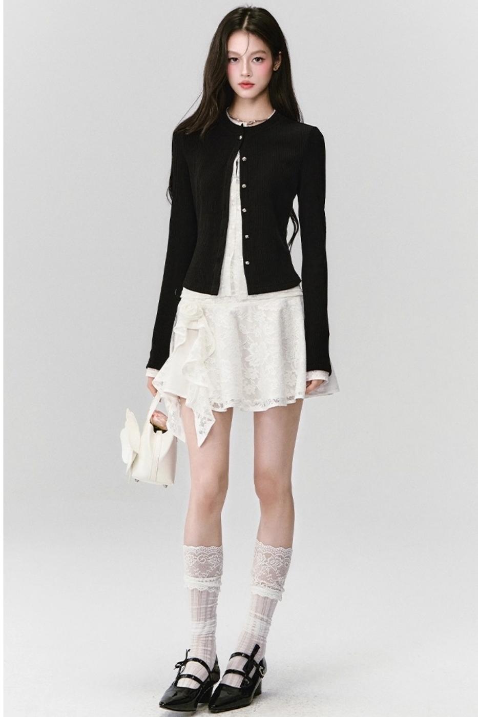 Delicate Moon Lace Dress