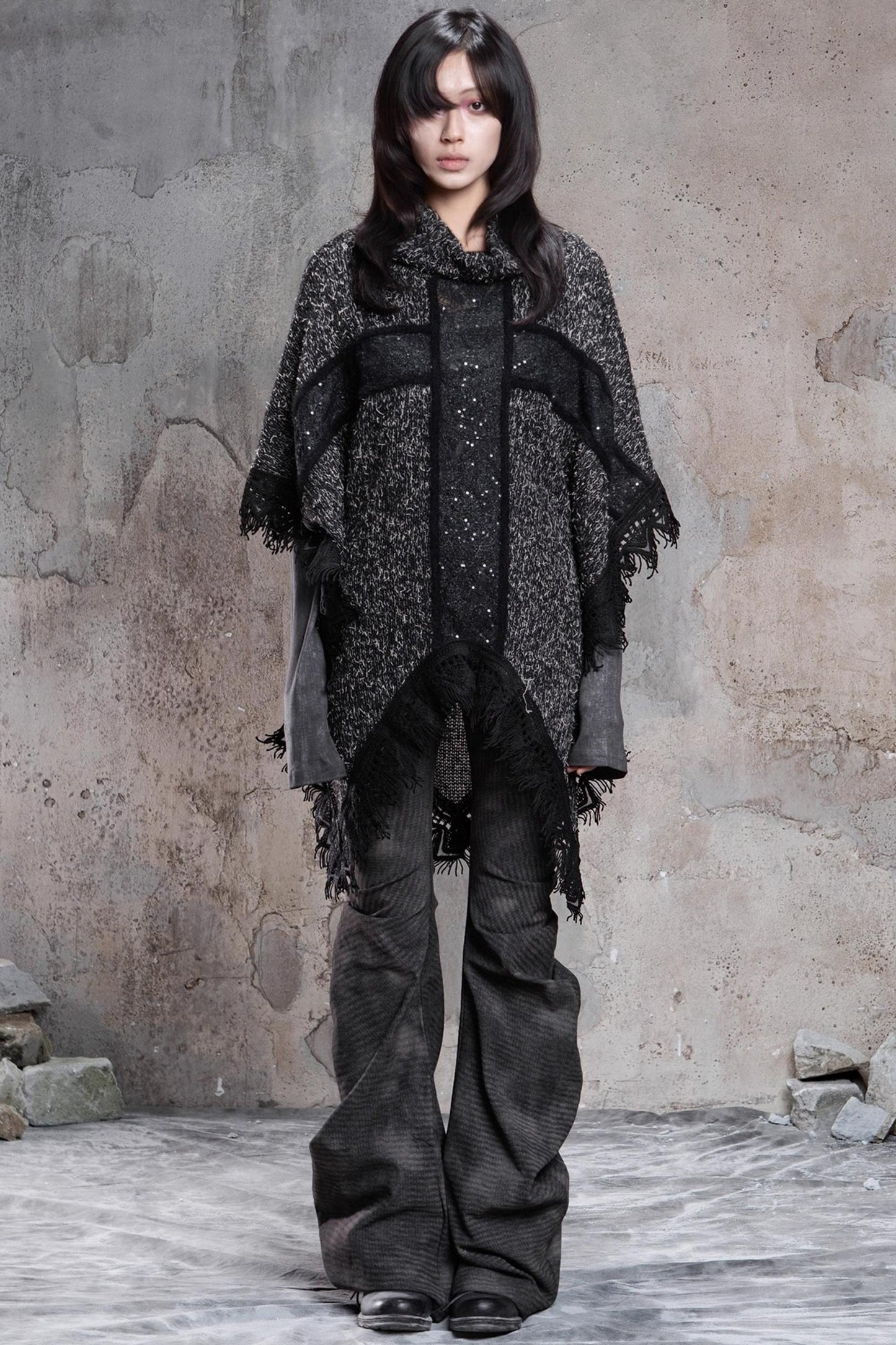 Retro Punk Cross Cloak