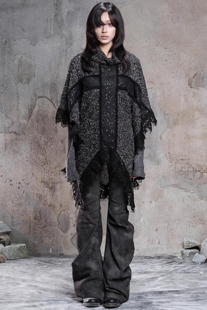 Retro Punk Cross Cloak