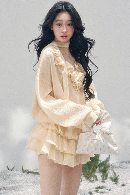 Evening Breeze French Dress Set