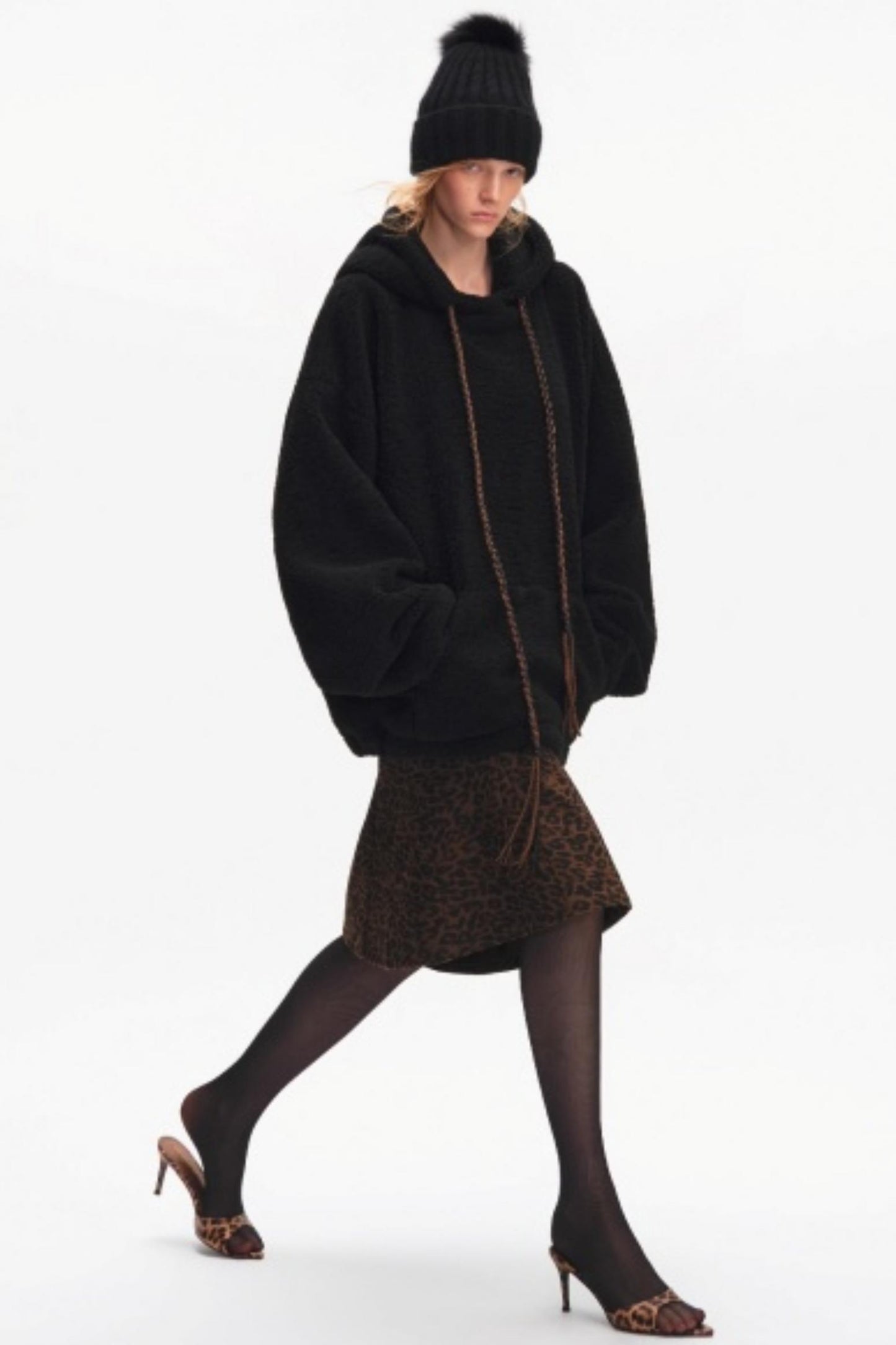 Korean Leopard Fishtail Skirt