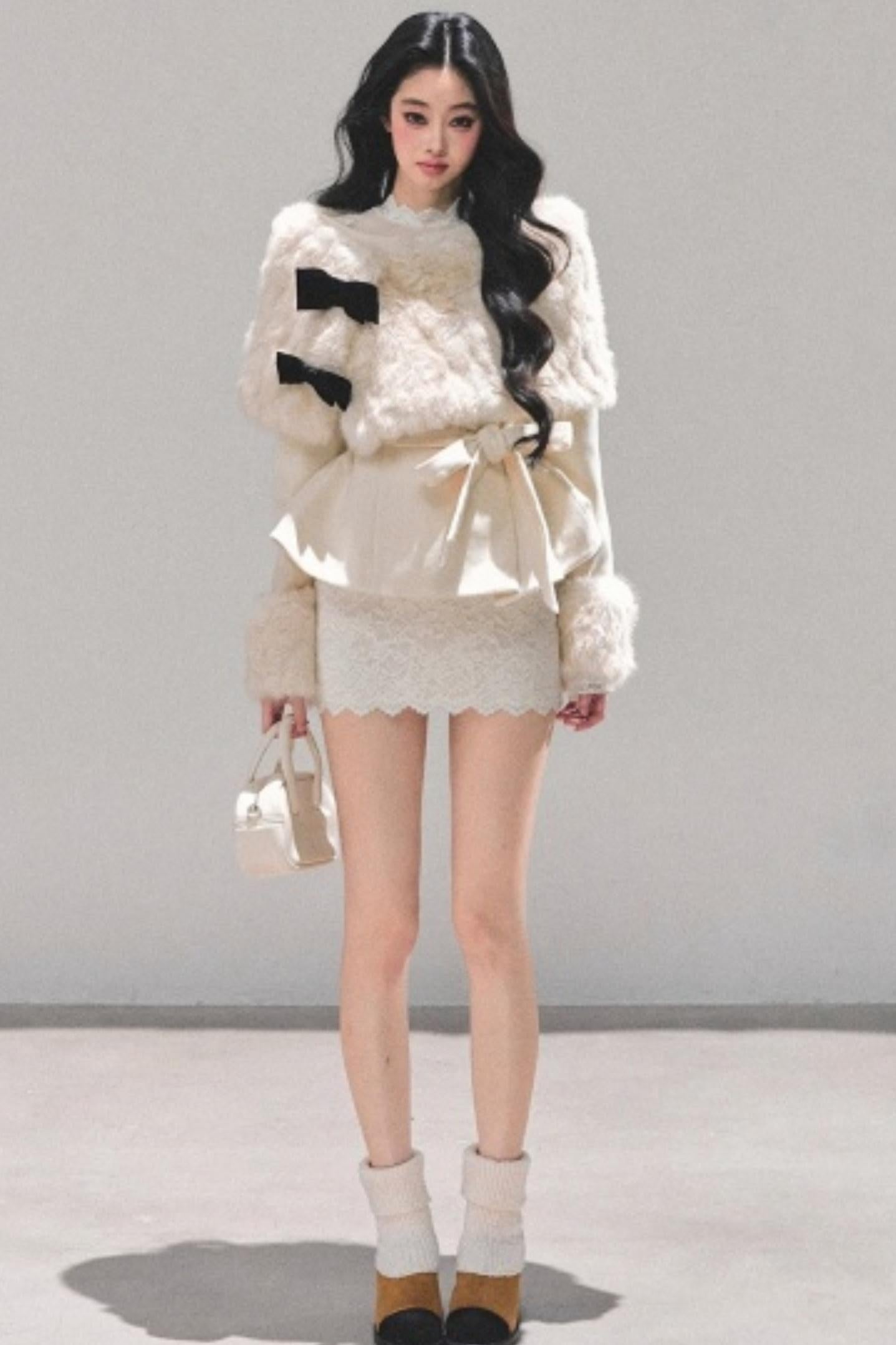 French Light Luxury Winter Coat Set-Up