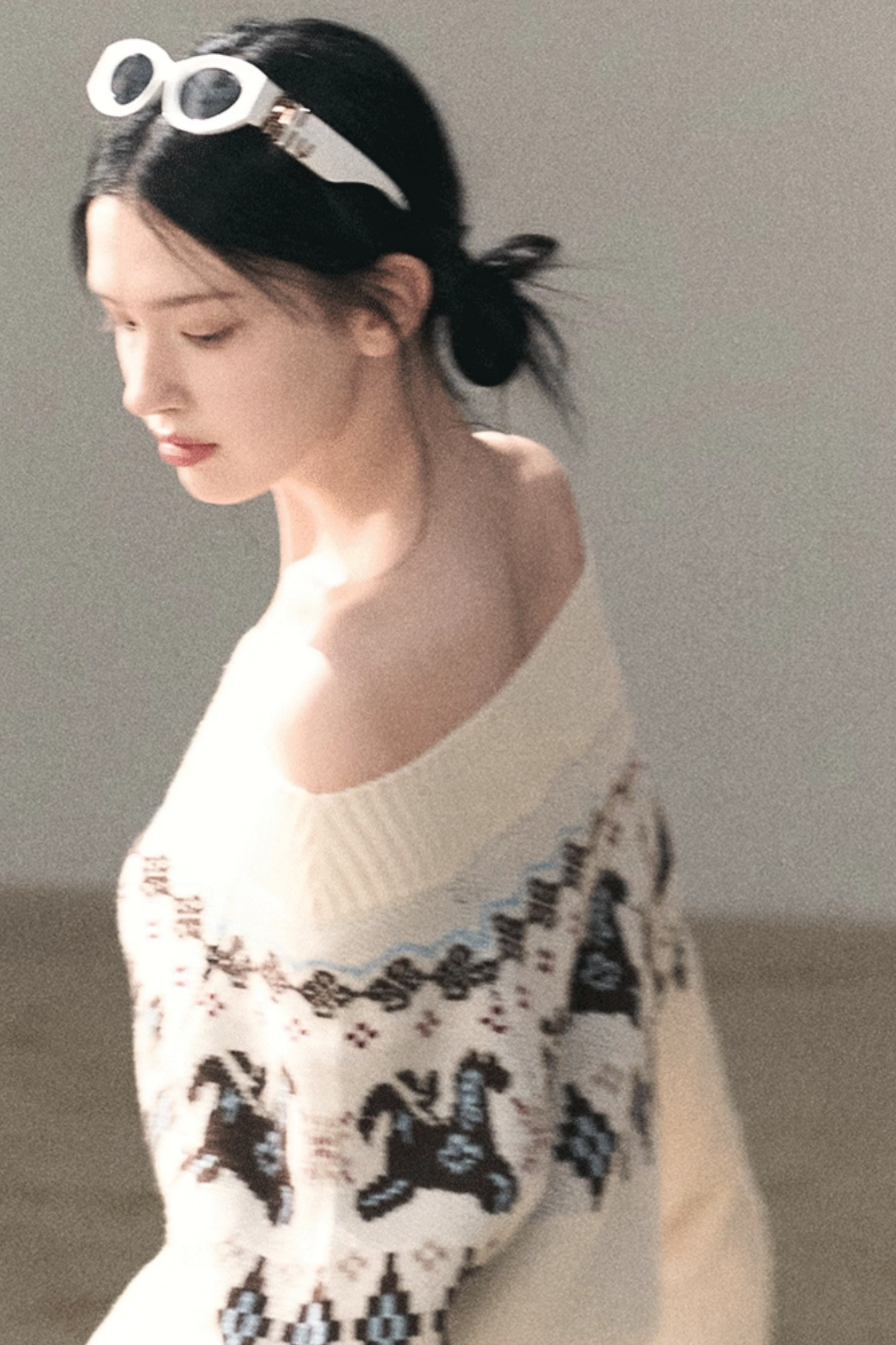 Sheep Wool Fair Isle Sweater