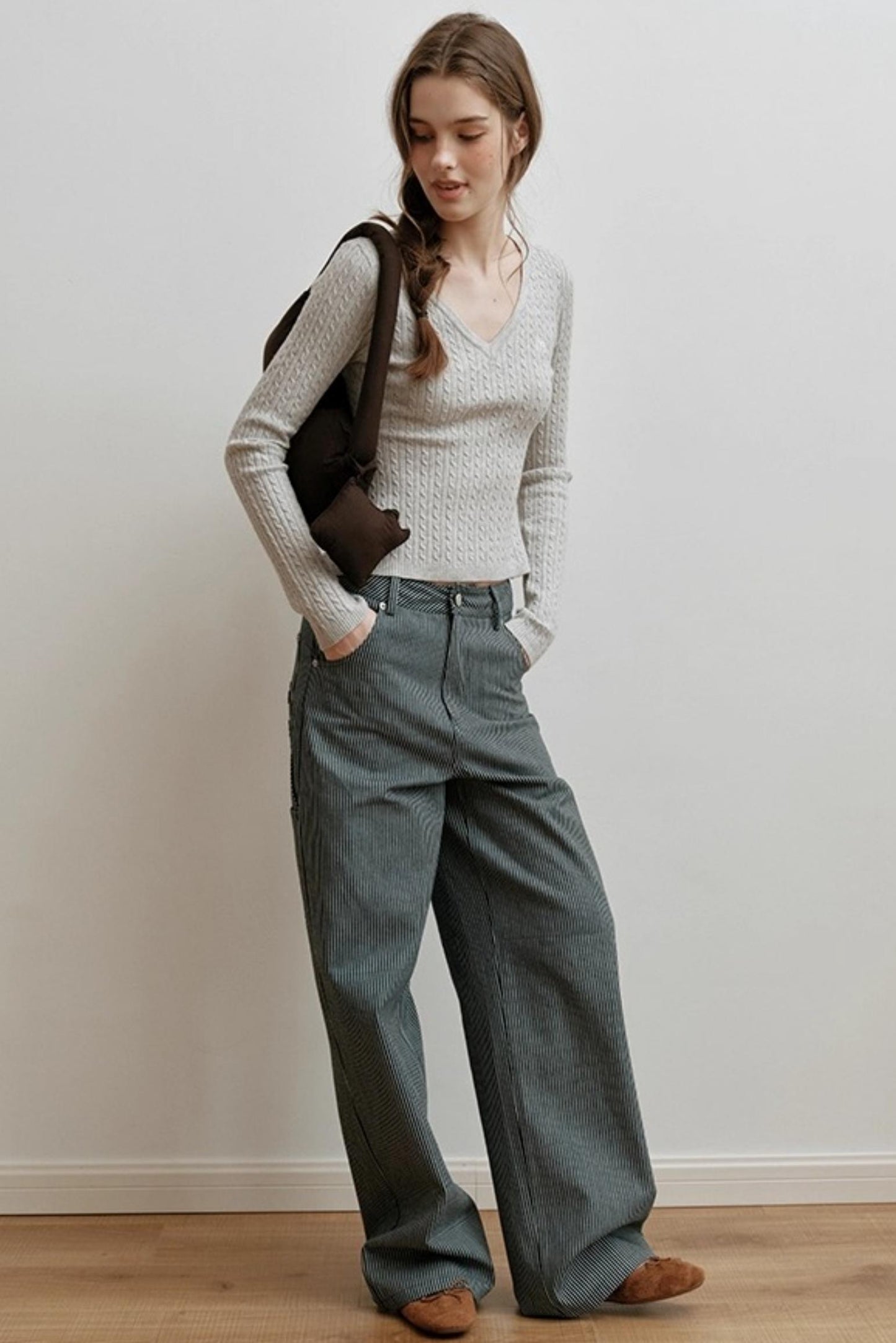 Velvet Twist Knitting Top