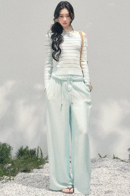 Gentle Glance Knitted Lace Top