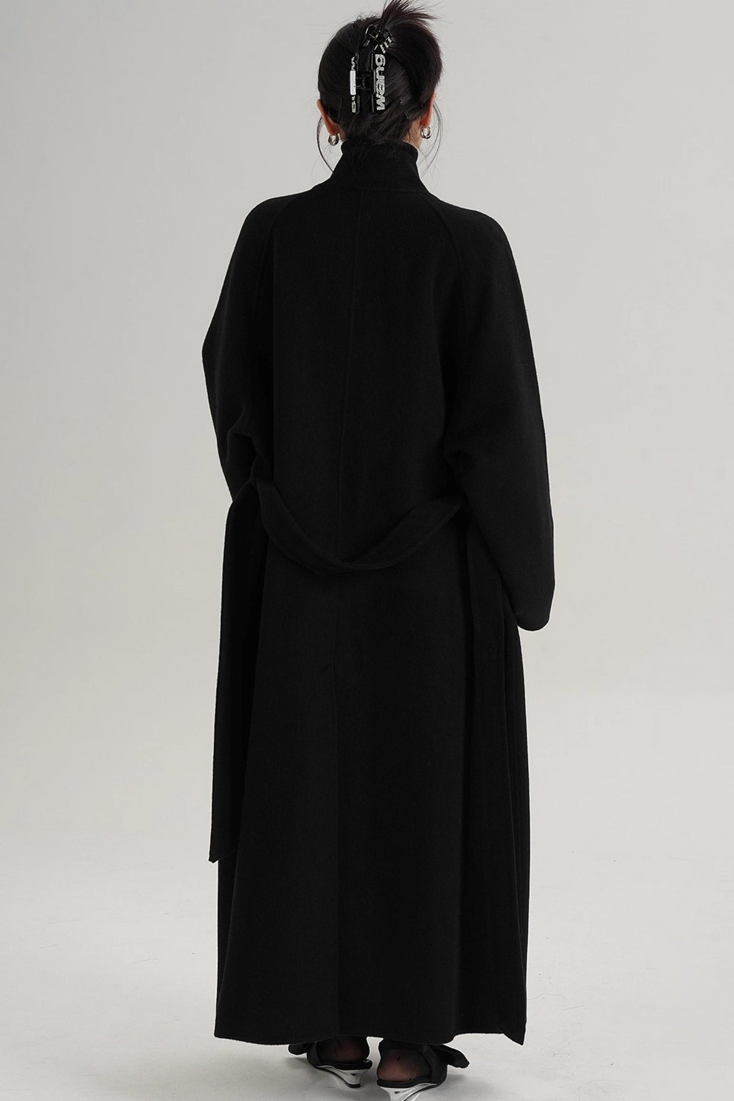 High Neck Wool Coat