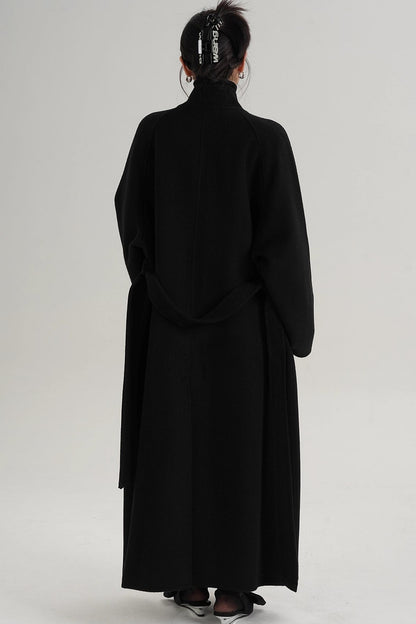 High Neck Wool Coat