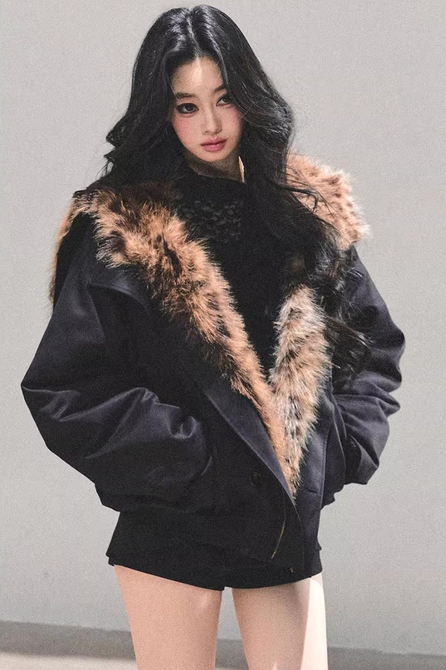 Hepburn-Style Quilted Winter Coat