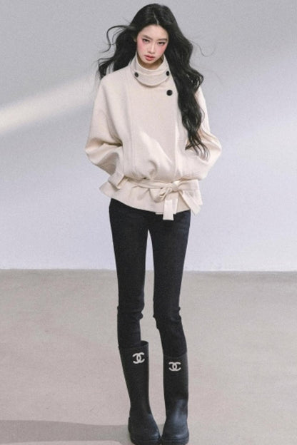 First Snow Turtleneck Coat