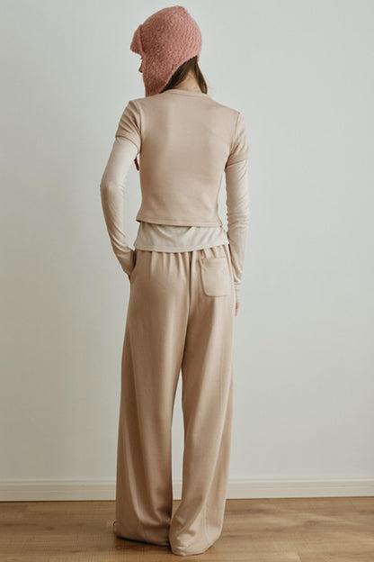 Cloud Soft Crew Neck Jacket Set-Up