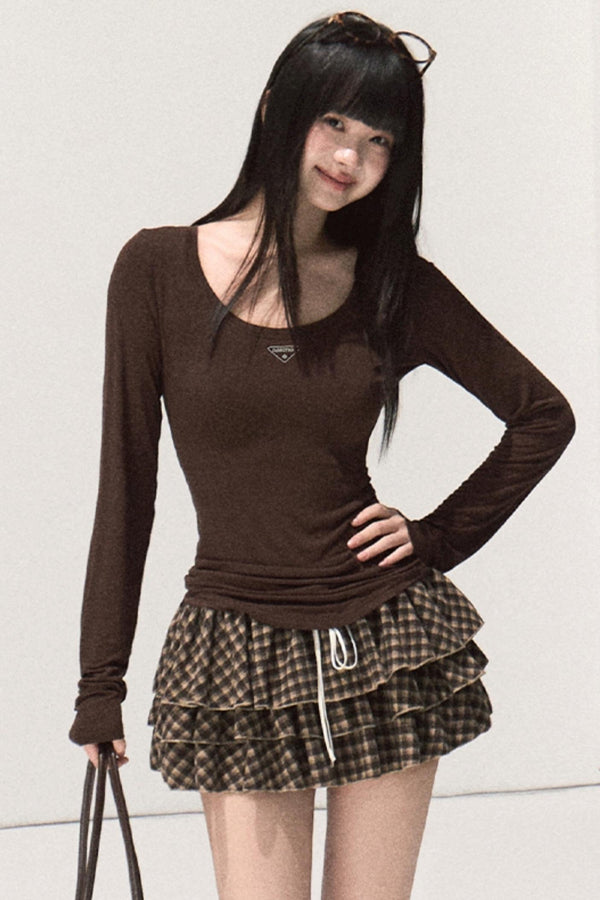 Skin Emotion Wool Knitted Top