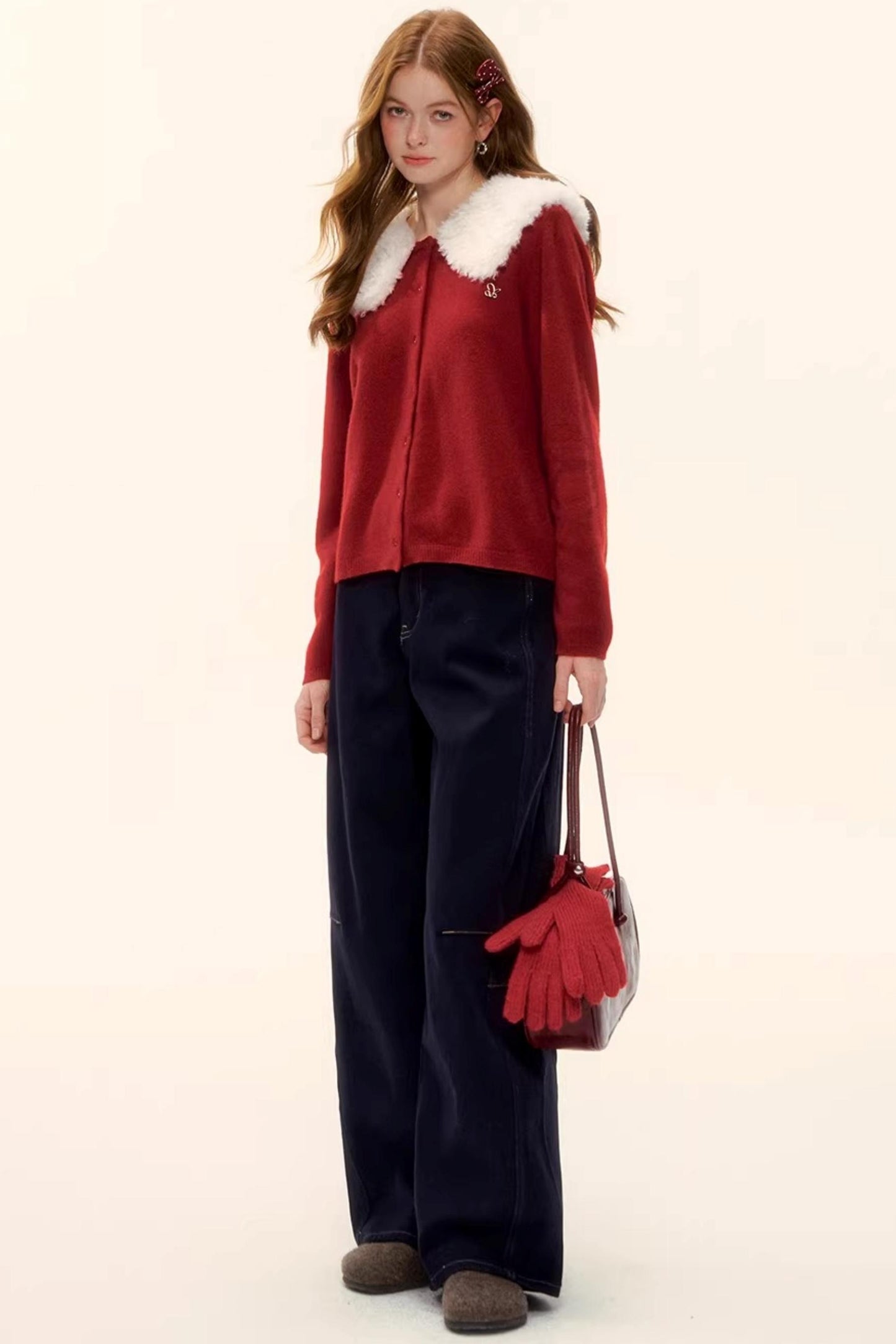 Versatile Red Scimitar Jeans