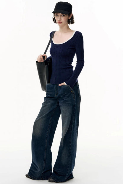 Salt Wool Crew Neck Sweater