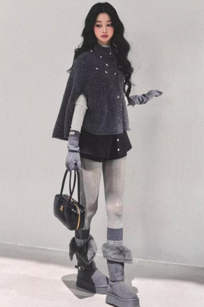 Wilderness Monologue Sweater Cape