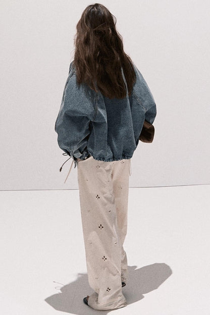 Vintage Braided Denim Jacket Set-Up