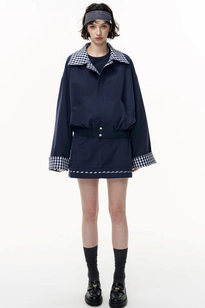 Salt Check Trench Coat Set-Up