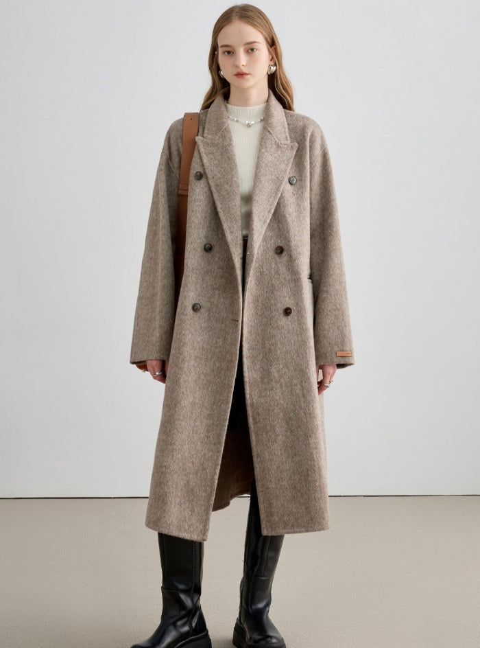 Middle Length Thickened Wool Coat