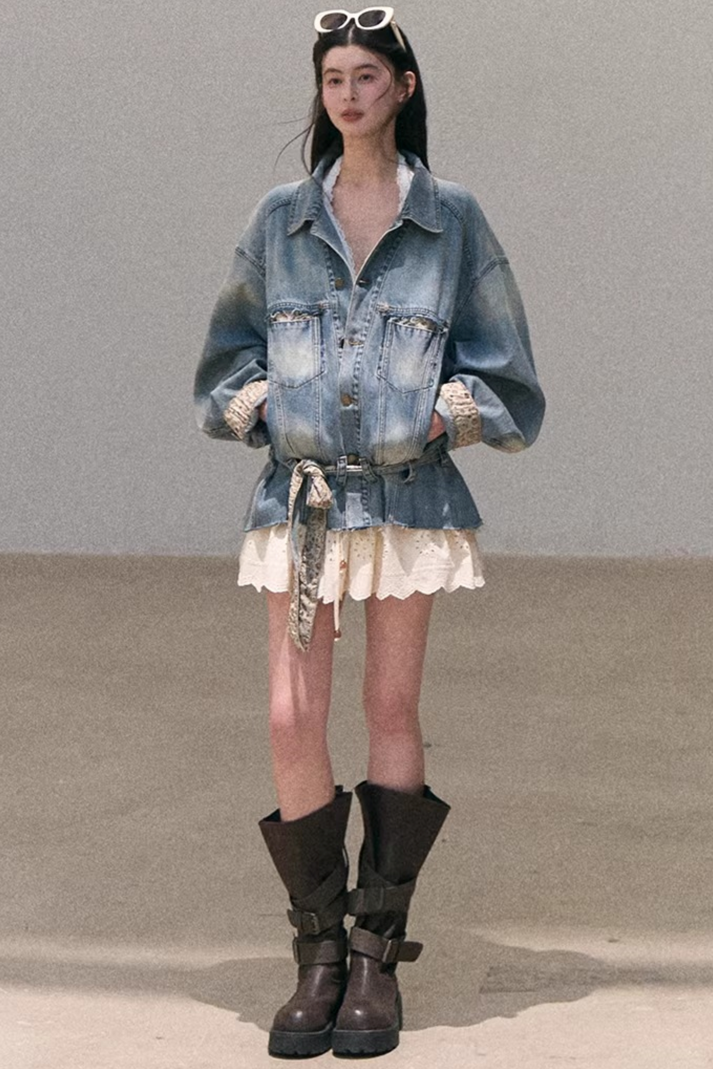 Pure Cotton Embroidered Skirt