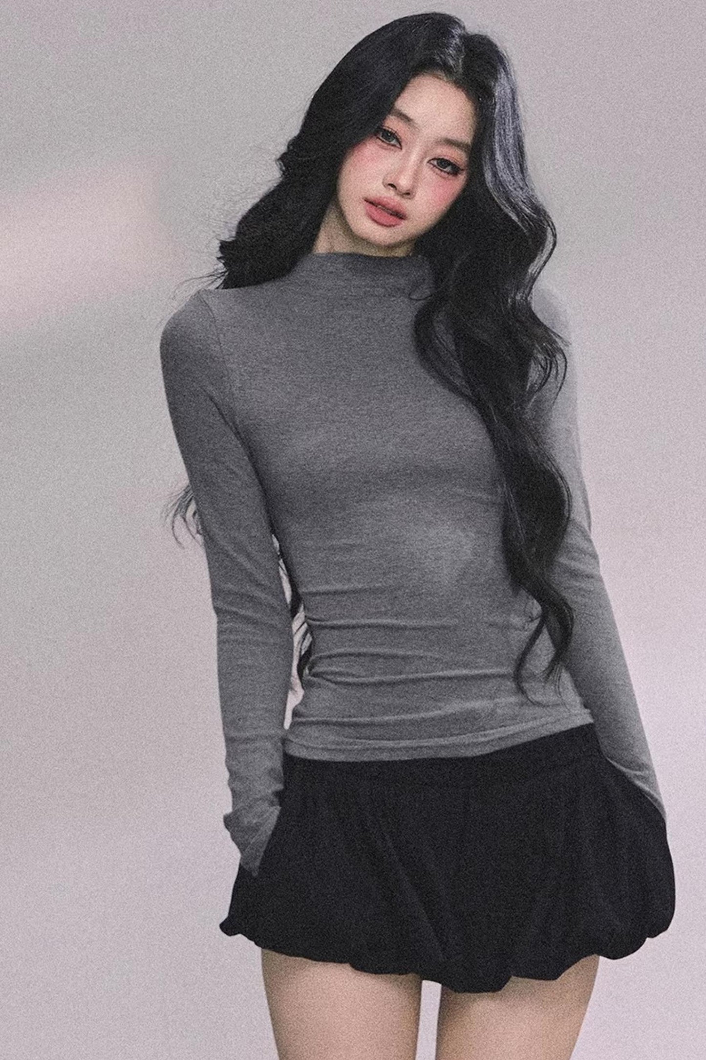 Maple Leaf Knit Sweater Cape Set-Up