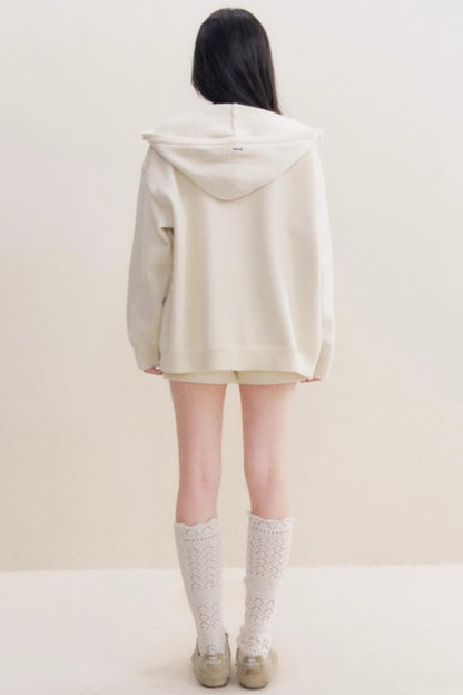 Luxury Wool Hooded Jacket Set-Up