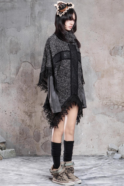 Retro Punk Cross Cloak