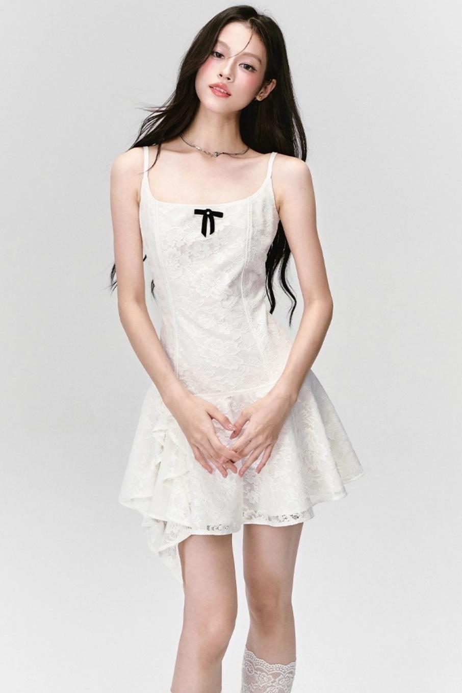 Delicate Moon Lace Dress