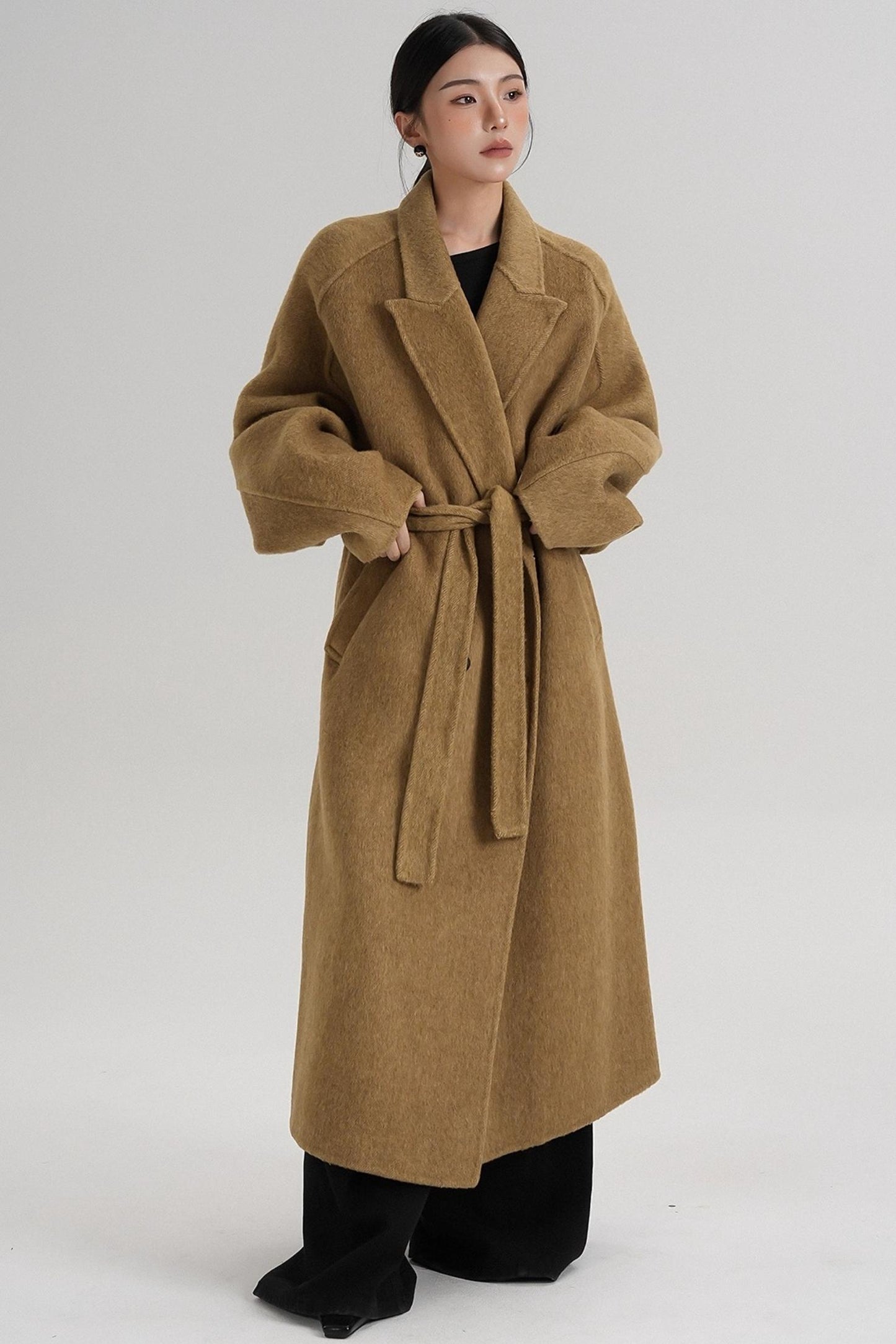 Minimalist Wool Long Jacket