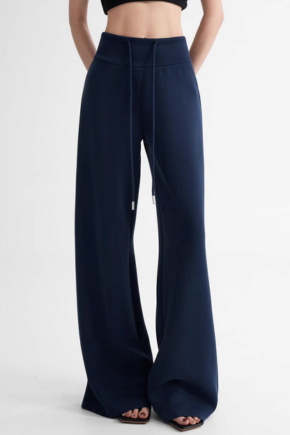 Modal Knit High-Waisted Pants