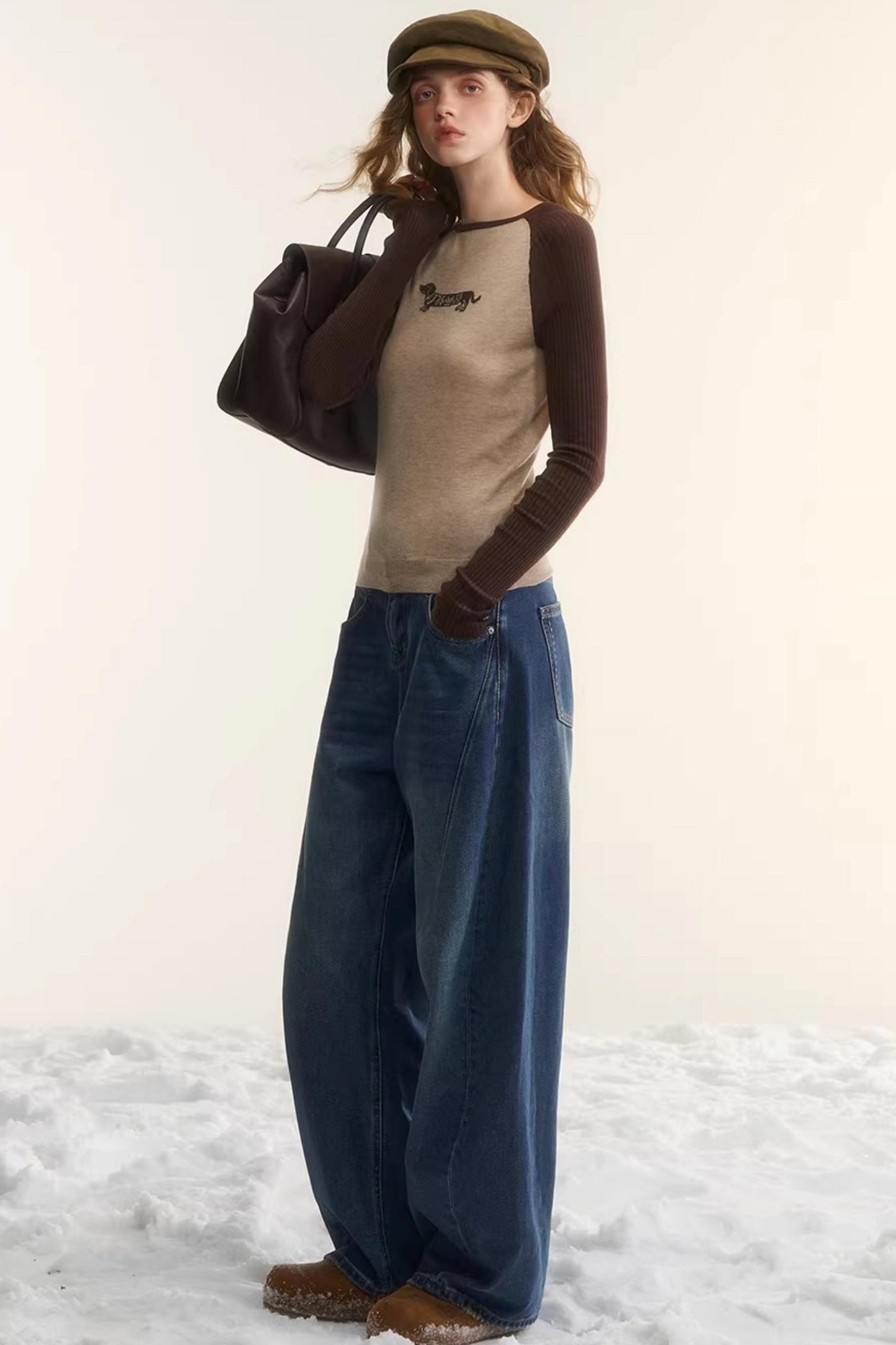 Wool Fair Isle Dachshund Top