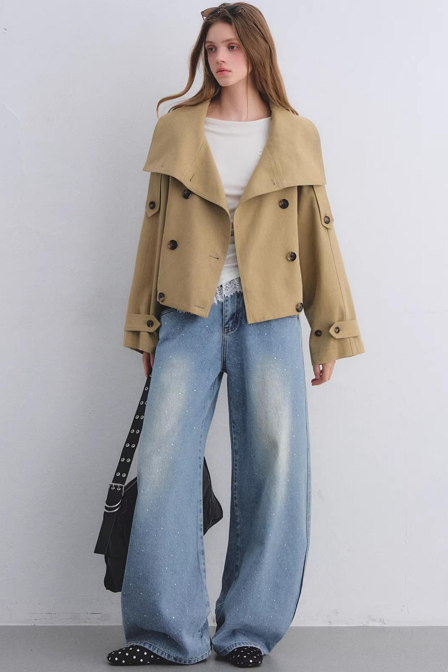 Rhinestone Blue Scimitar Pants