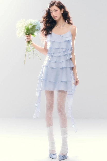 Three-Dimensional Ruffle Dress