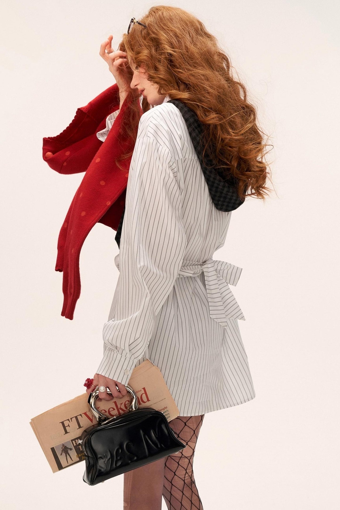 Long Striped Long Sleeve Shirt