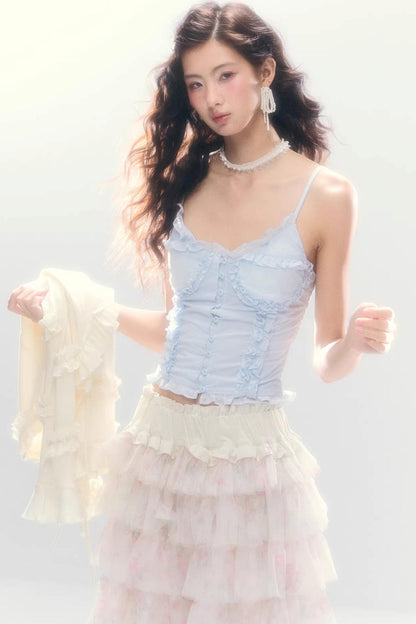 Okinawa Lace Cotton Camisole