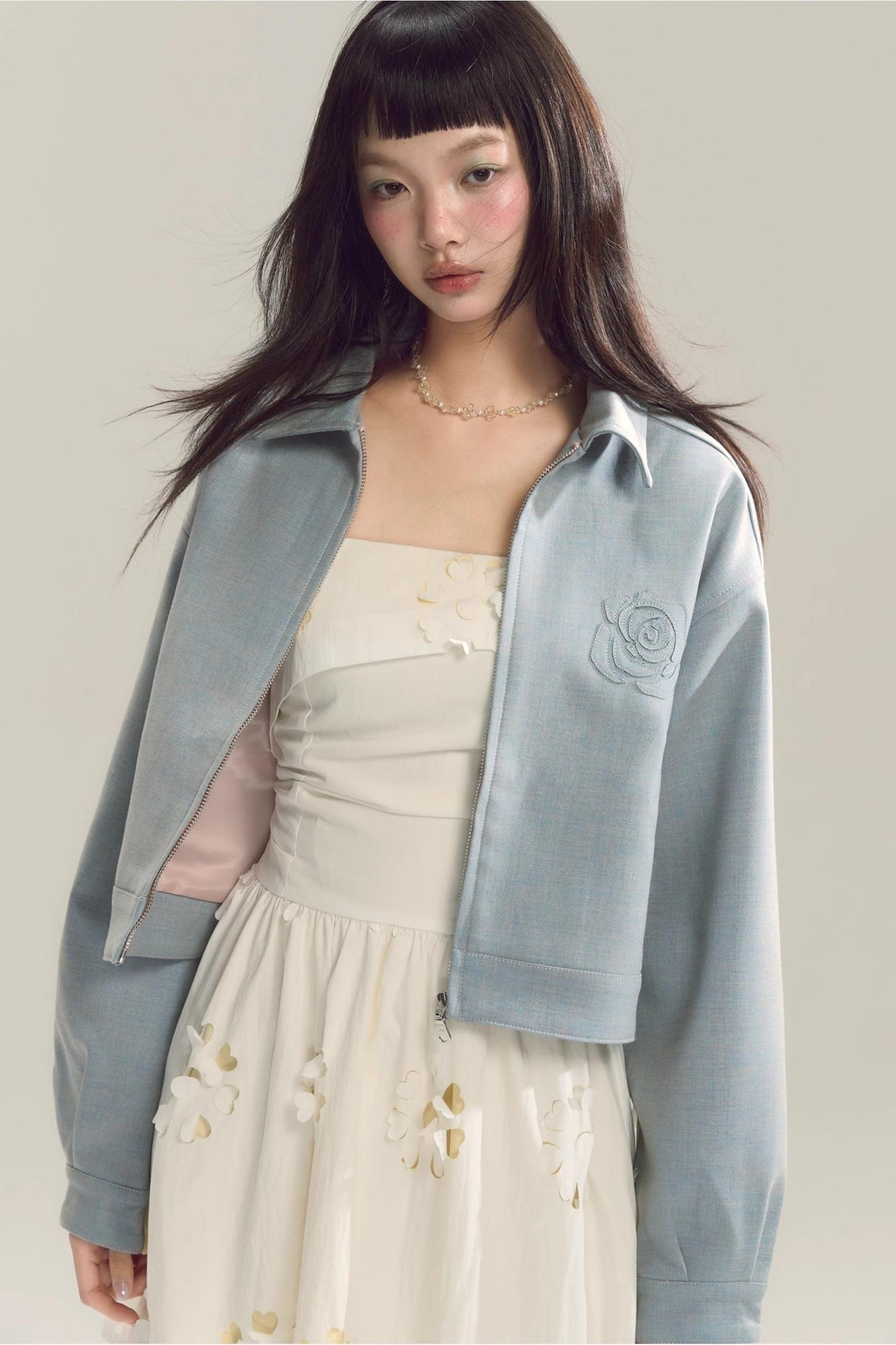 Coastal Floral Halter Dress