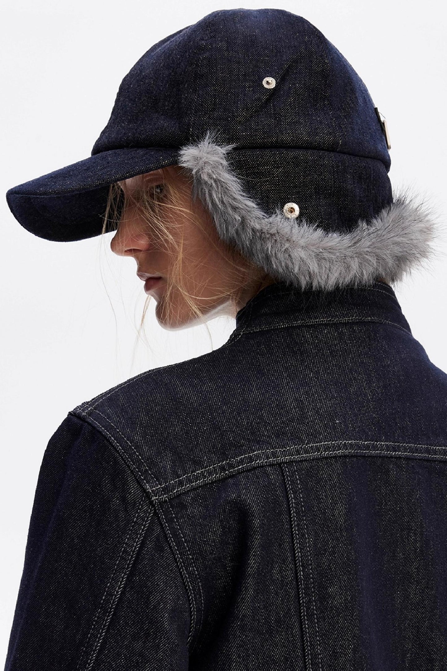 Furry Ear Protection Baseball Cap