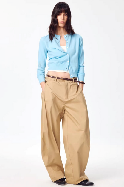 Retro Wool Colorful Cardigan Sweater