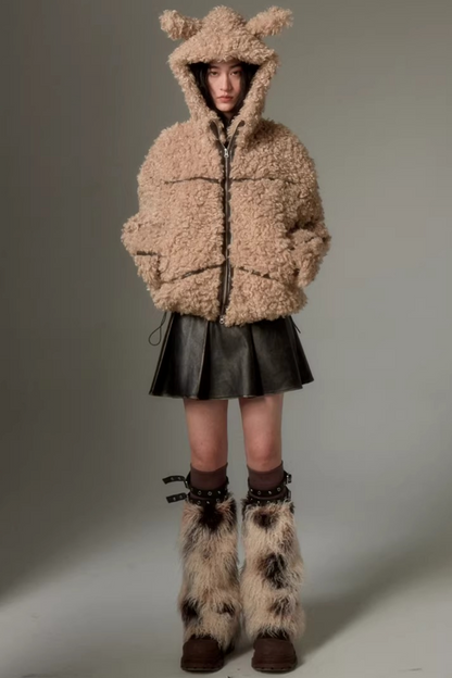 후드 재킷 작업복 세트