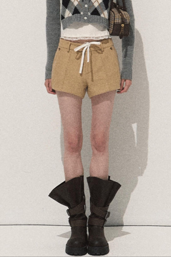 Night Woolen Short Pants