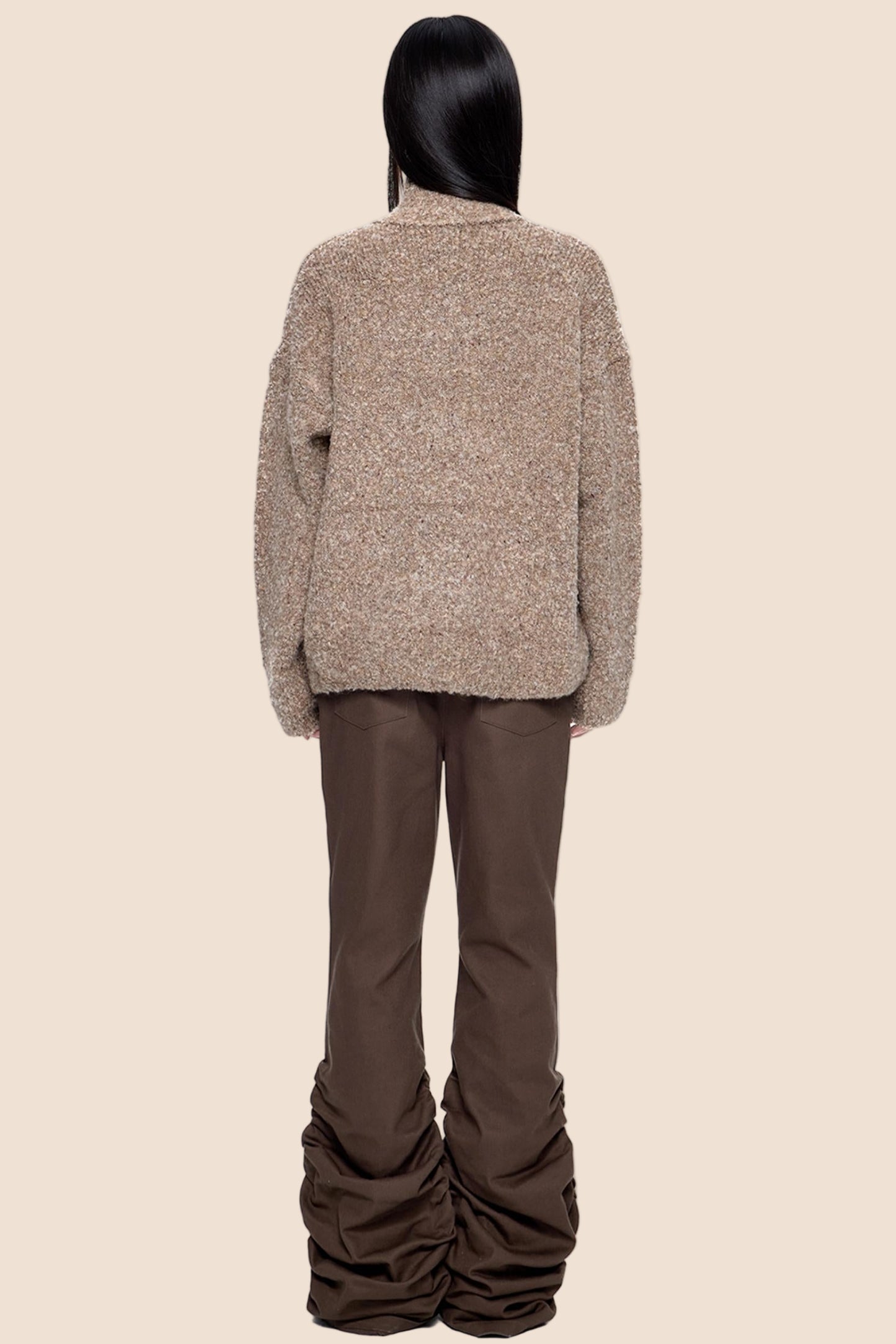 Stand-Up Vintage Sweater Jacket