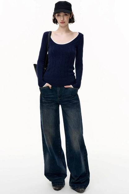 Salt Wool Crew Neck Sweater