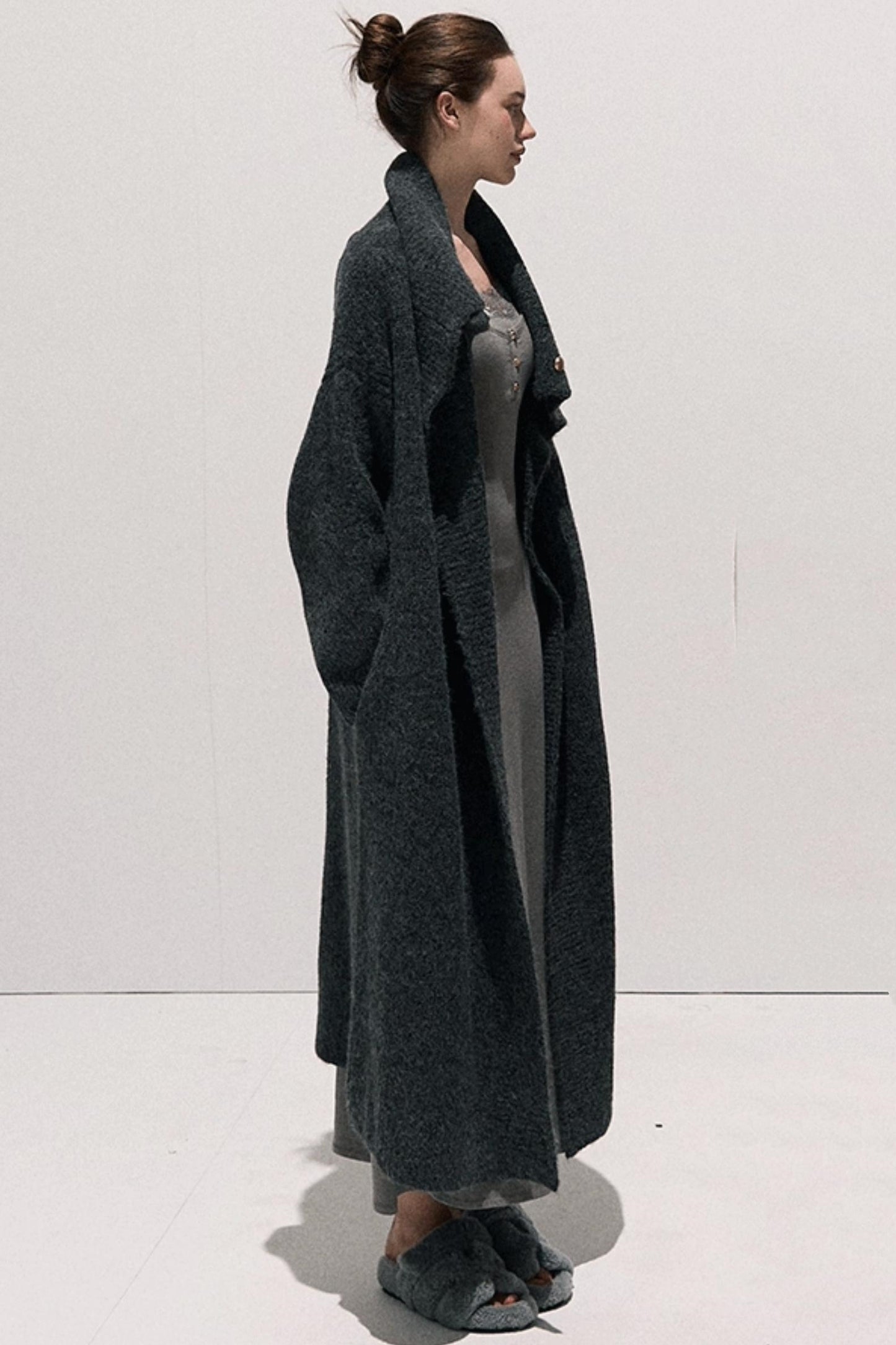 Lace Stitched Knit Waist Dress