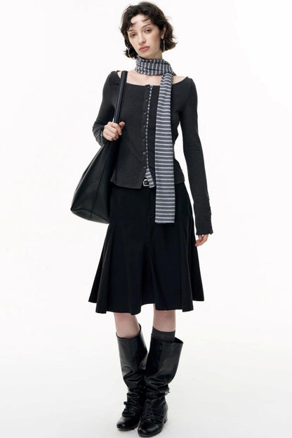 Black Slimming Skirt