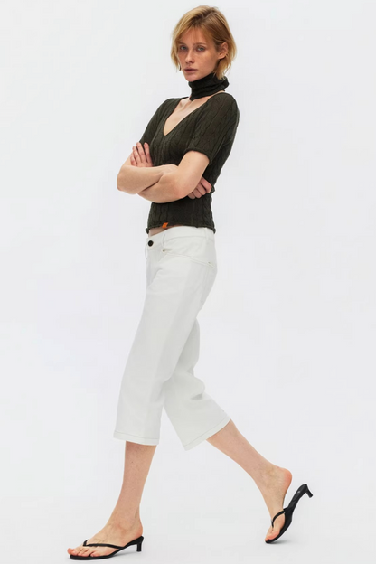 Vintage Exposed Seam Flared Jeans