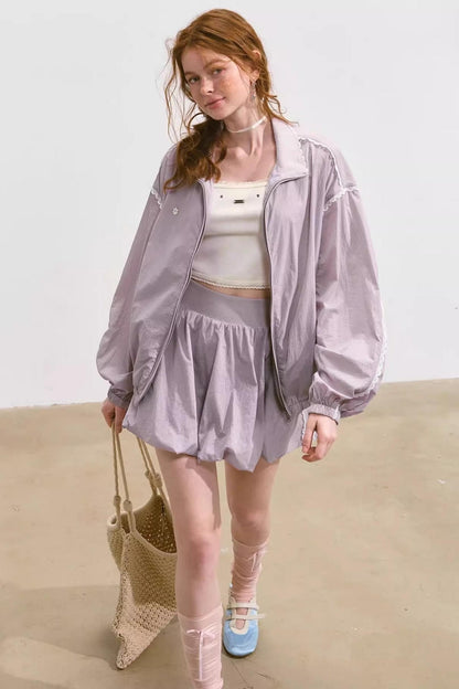 Casual Sun Protection Jacket & Skirt Set-Up