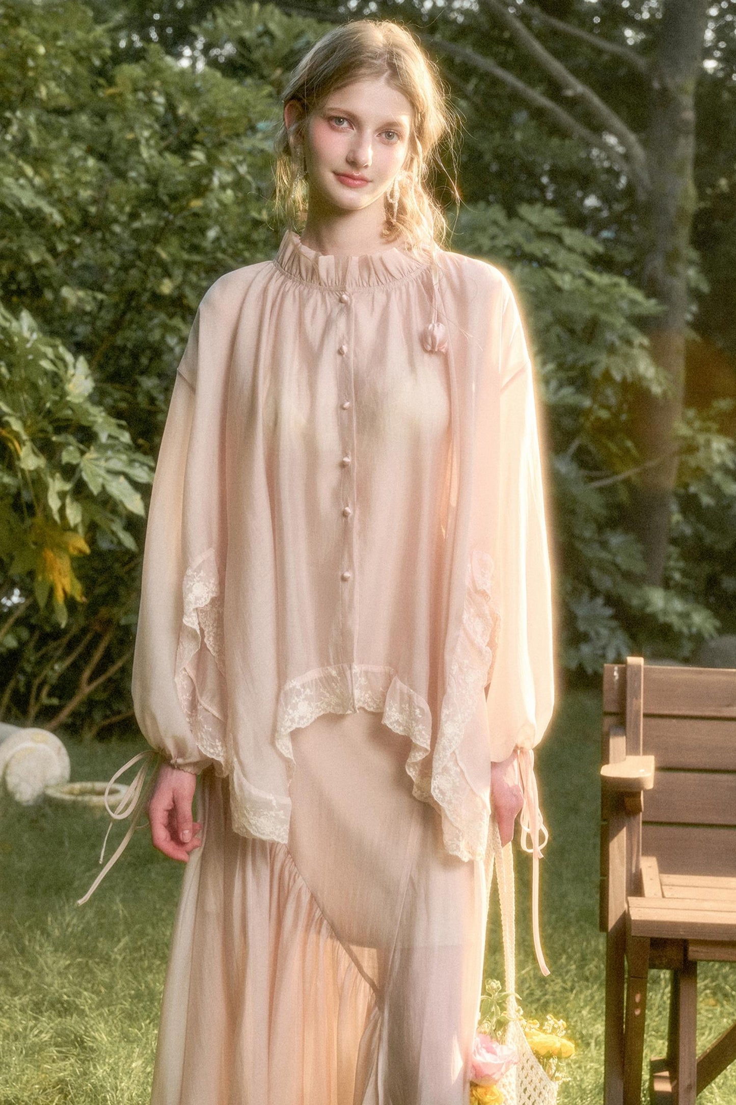 Galaxy Lace Shirt Jacket