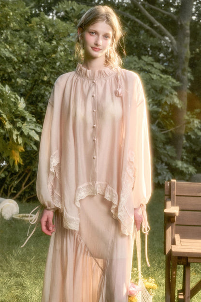 Galaxy Lace Shirt Jacket